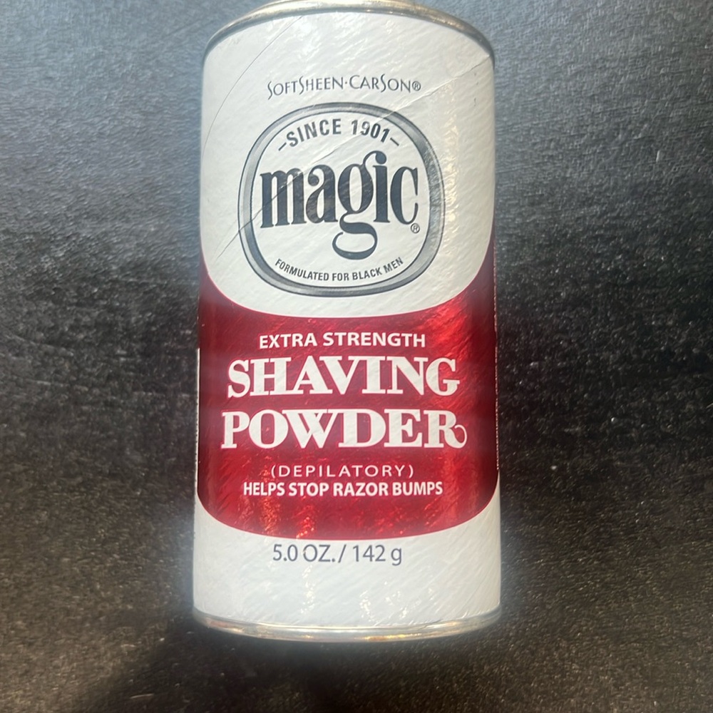 Extra strength, shaving powder